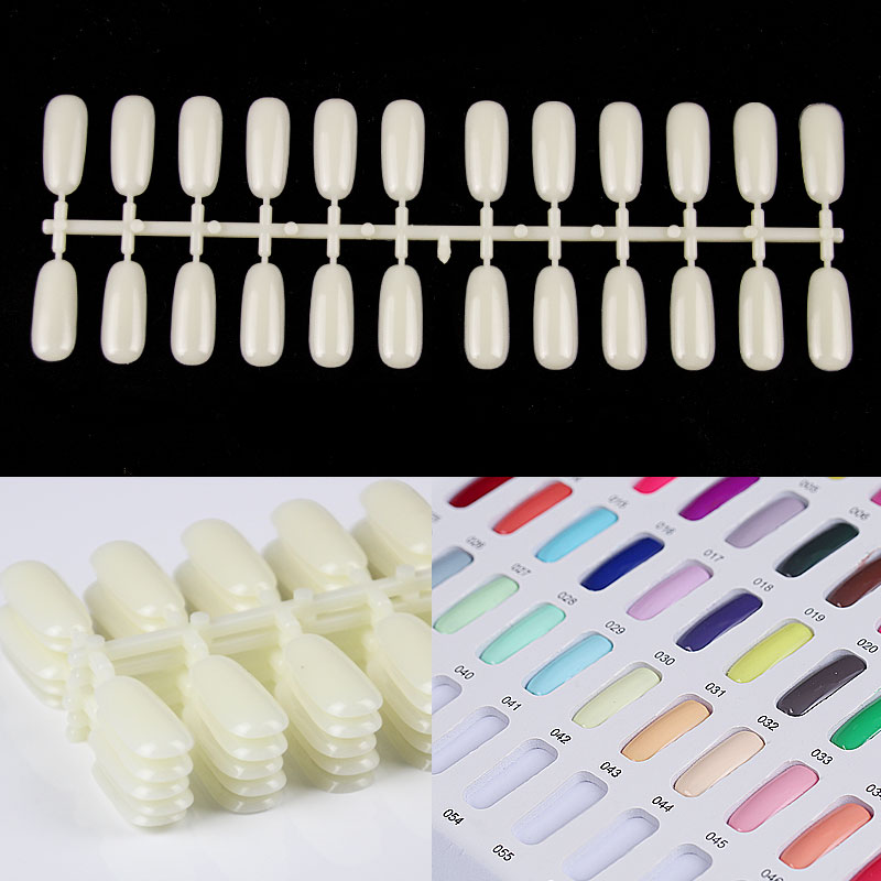 Nail Art Natural - Nail Display Tips Natural Color Design