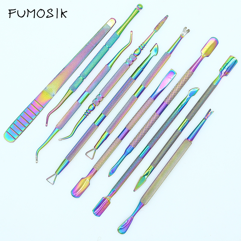 Nail Art Rainbow - 21 Style Rainbow Stainless Steel Nail