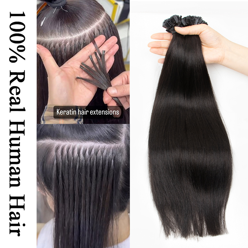 VADES K Tip Hair Extensions Hu - Nail Art Natural ulasan dan harga