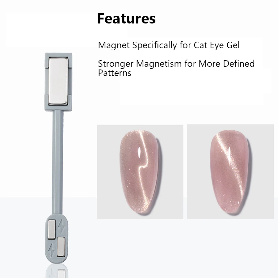 Dual-Ended Magnetic Strip Nail - Nail Art Overlay ulasan dan harga