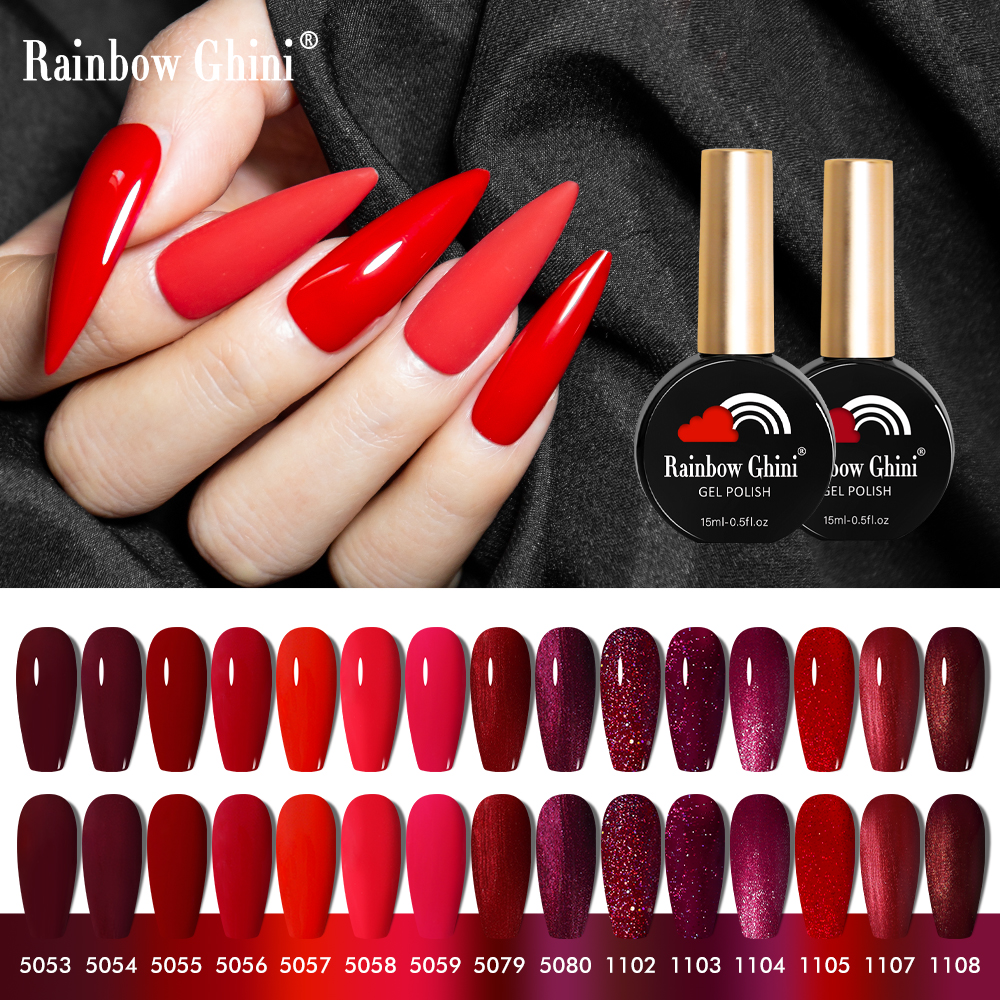 Rainbow Ghini 15ml Glitter Dar - Nail Art Rainbow ulasan dan harga