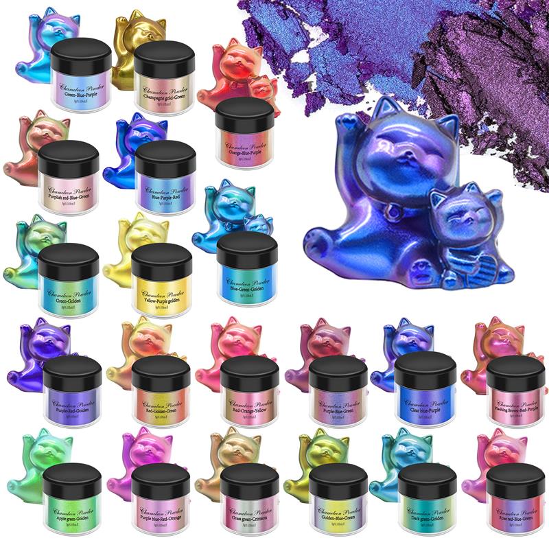 3g Chameleon Mica Powder Epoxy - Nail Art Emerald ulasan dan harga