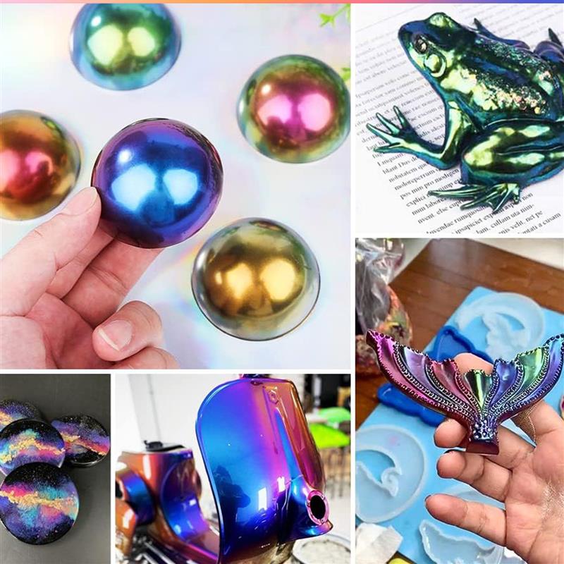 3g Chameleon Mica Powder Epoxy - Nail Art Emerald ulasan dan harga