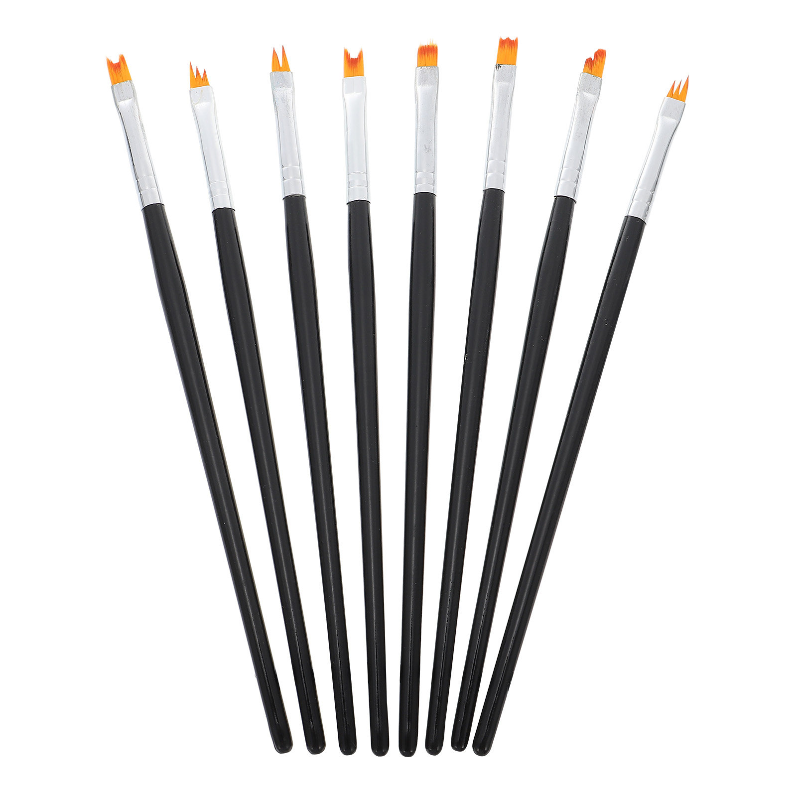 8Pcs Nail Painting Brushes Set - Nail Art Natural ulasan dan harga