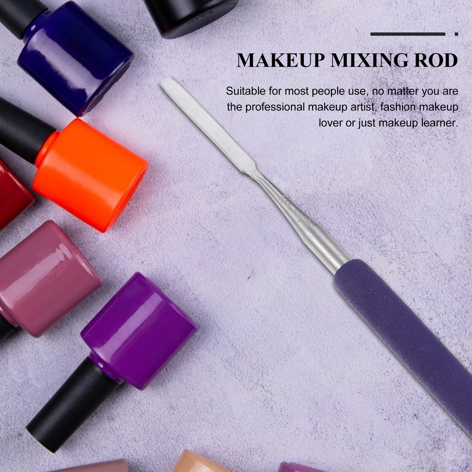 Stainless Steel Nail Art Mixin - Nail Art Natural ulasan dan harga