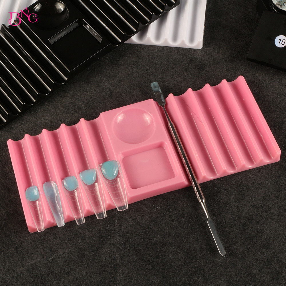 BNG Dual Form Holder Plastic P - Nail Art Extension ulasan dan harga