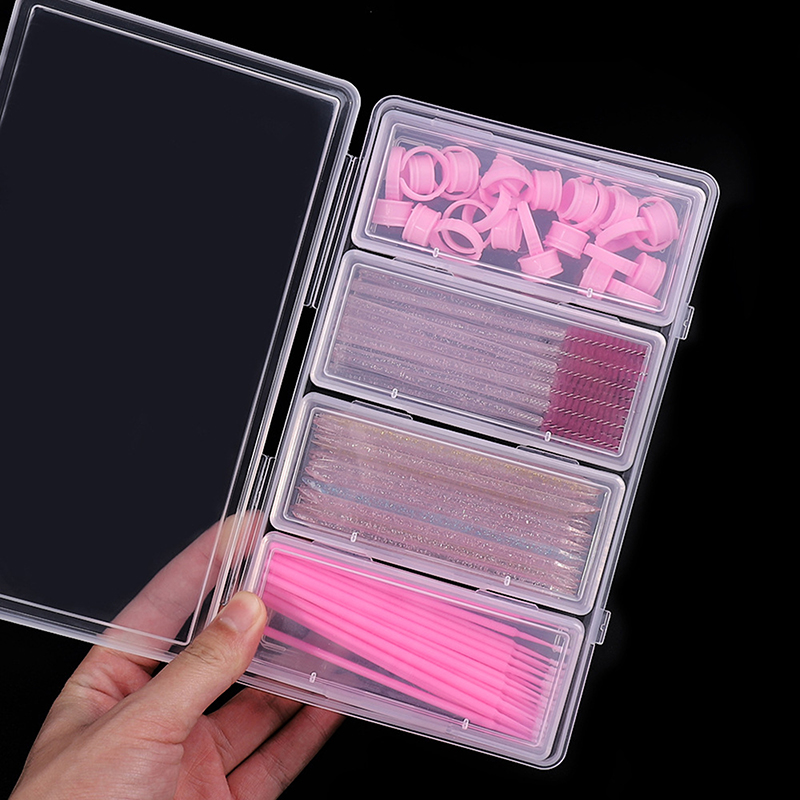 🛒4 Grid Independent Storage Bo - Nail Art Extension ulasan dan harga