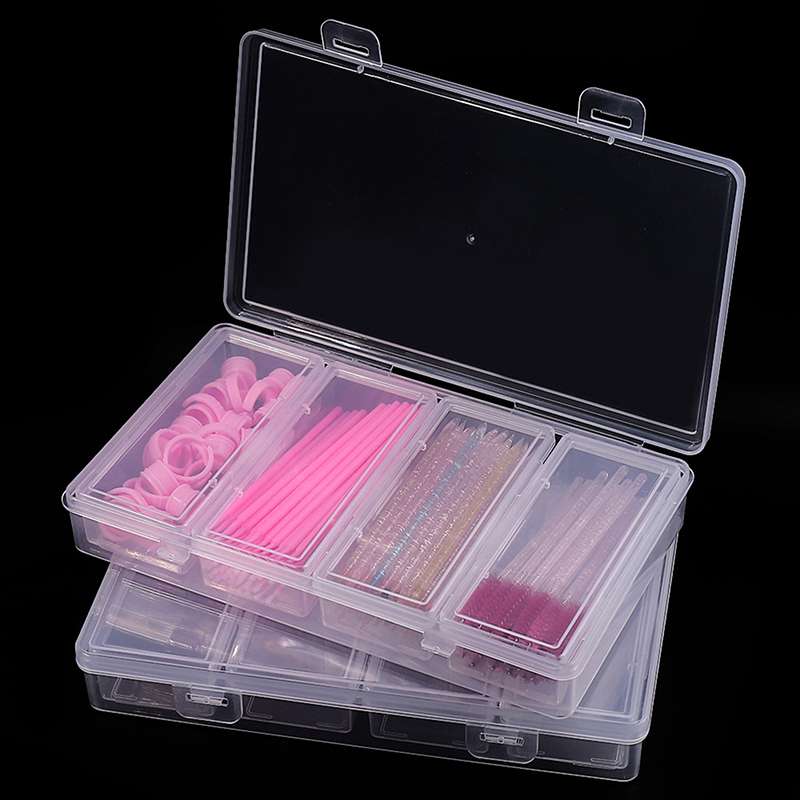 🛒4 Grid Independent Storage Bo - Nail Art Extension ulasan dan harga