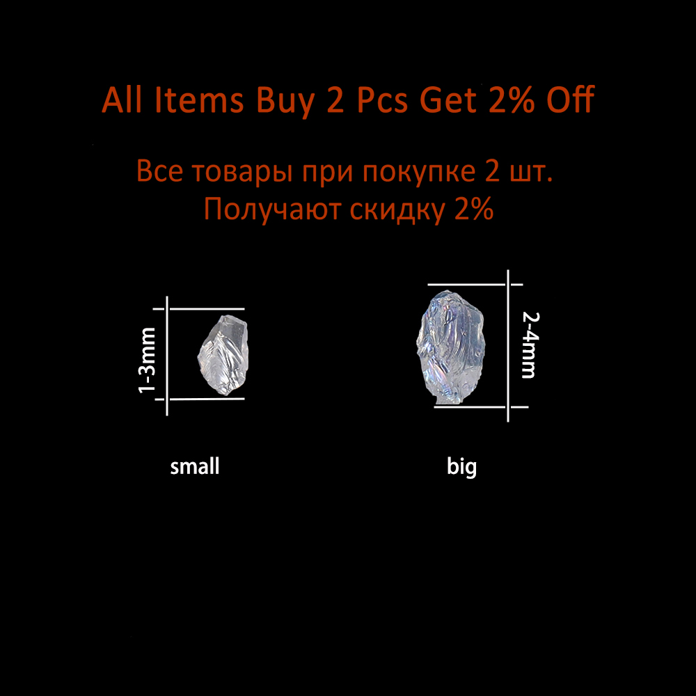 20g Crushed Glass Stones 26 Co - Nail Art Emerald ulasan dan harga