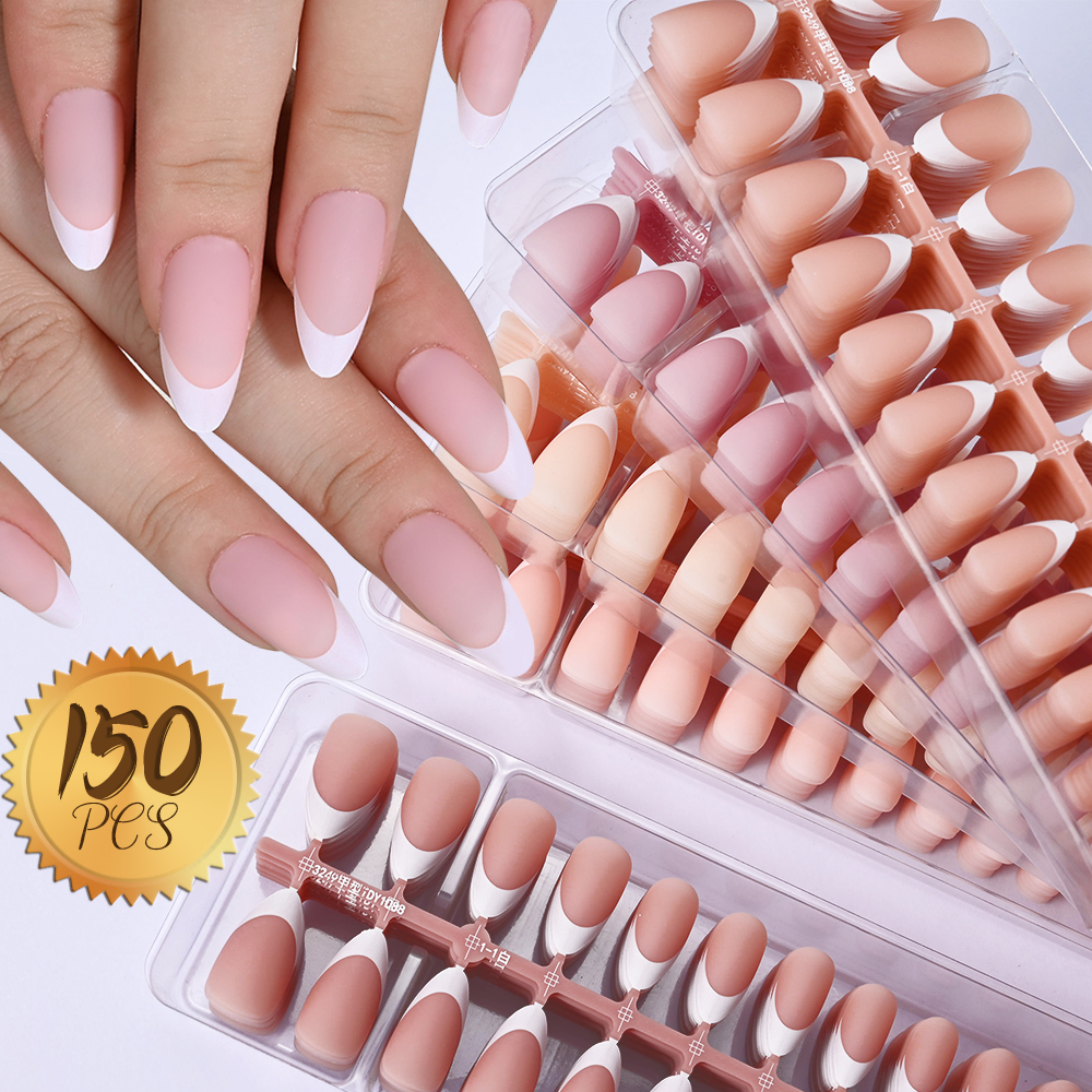150Pcs French Gel Nail Tips Pr - Nail Art Extension ulasan dan harga