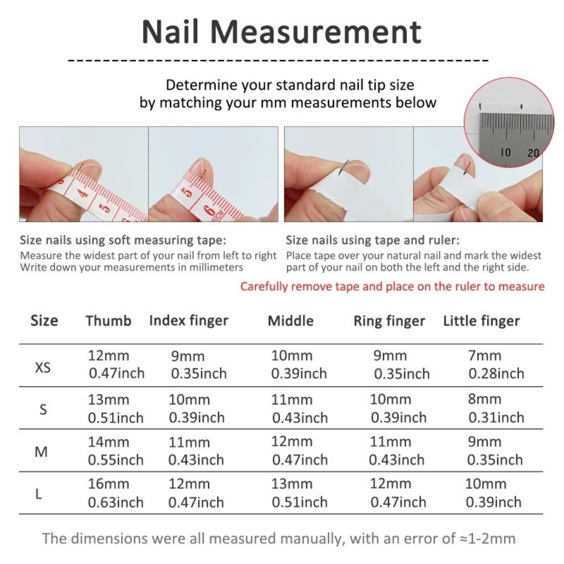 10pcs Cute Sweet Short Square  - Nail Art Rainbow ulasan dan harga