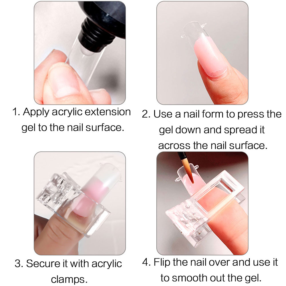 5 Pcs Flexible Soft Poly Gel N - Nail Art Extension ulasan dan harga