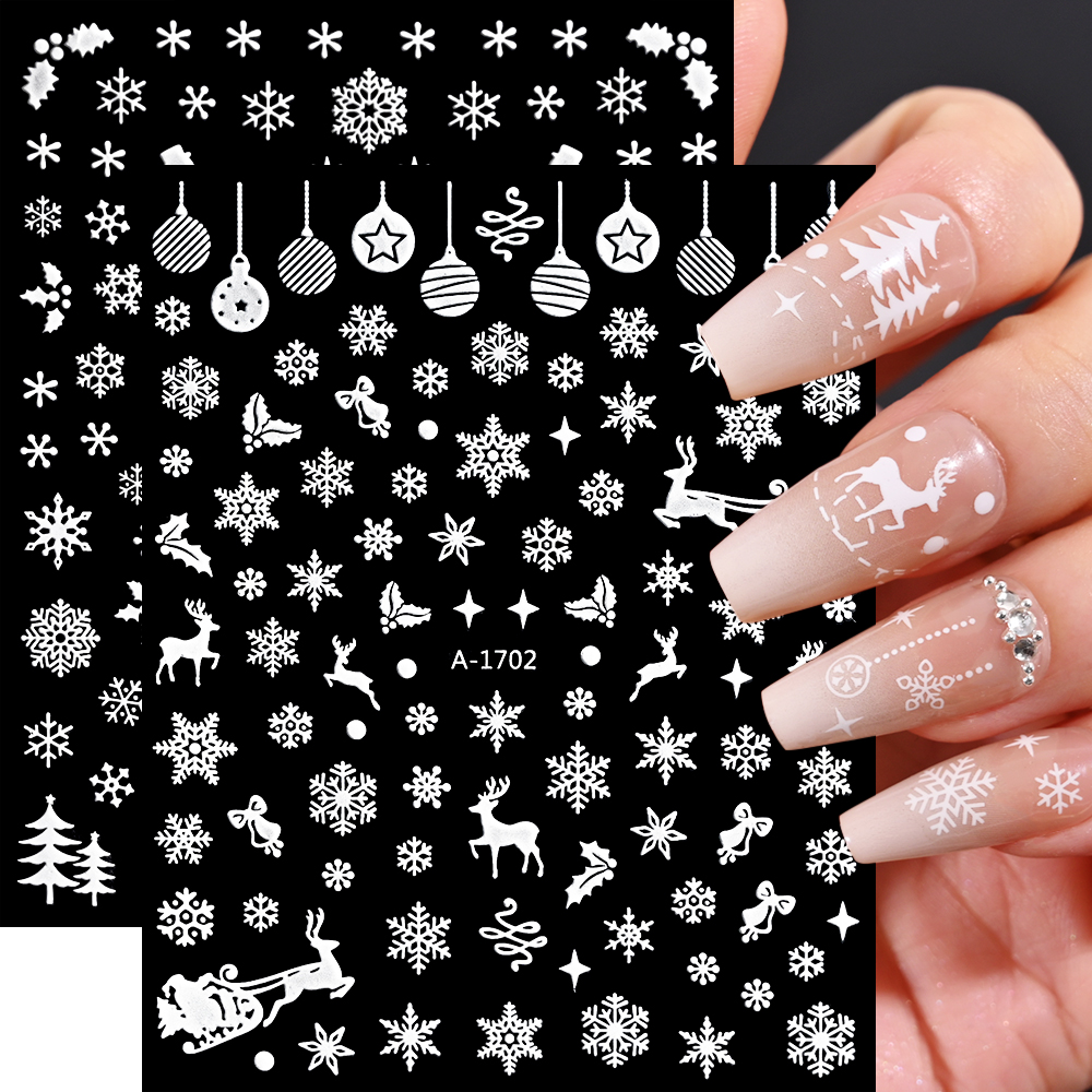 1pcs Winter Snowflake Nail Art - Nail Art Xmas Design ulasan dan harga