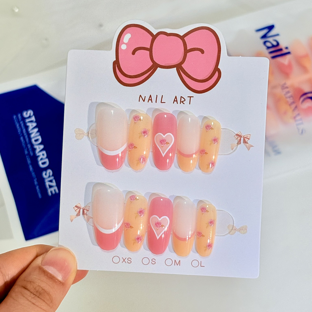 150Pcs/Bag Valentine's Day Fre - Nail Art Extension ulasan dan harga