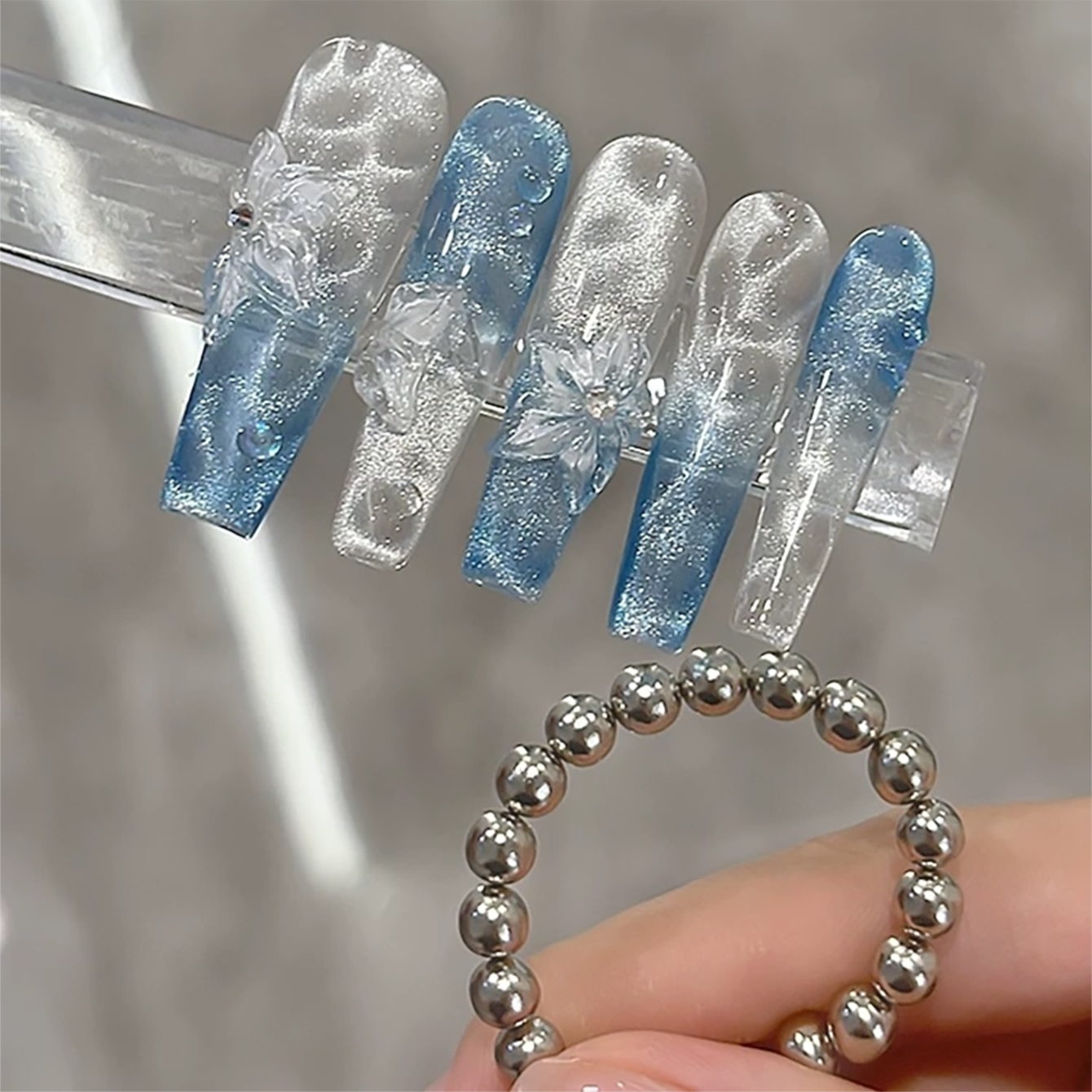 20PCS Magnetic Round Ball Nail - Nail Art Overlay ulasan dan harga