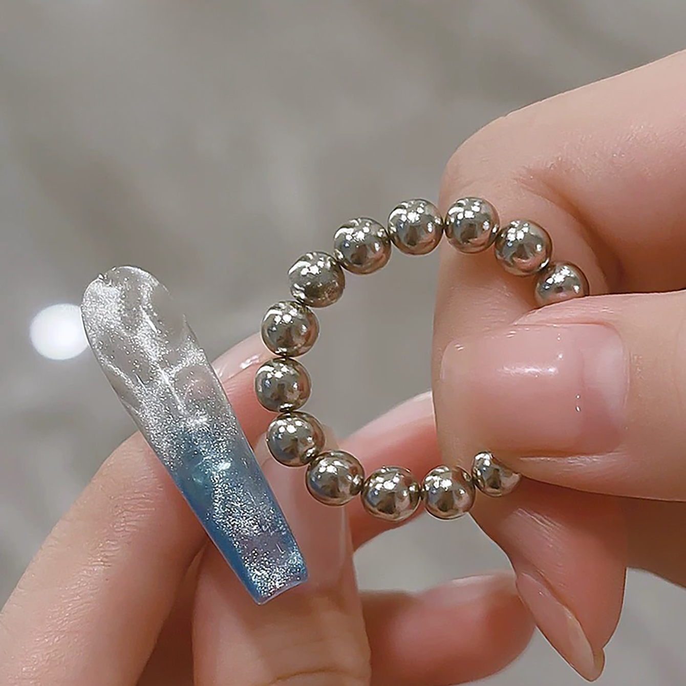 20PCS Magnetic Round Ball Nail - Nail Art Overlay ulasan dan harga