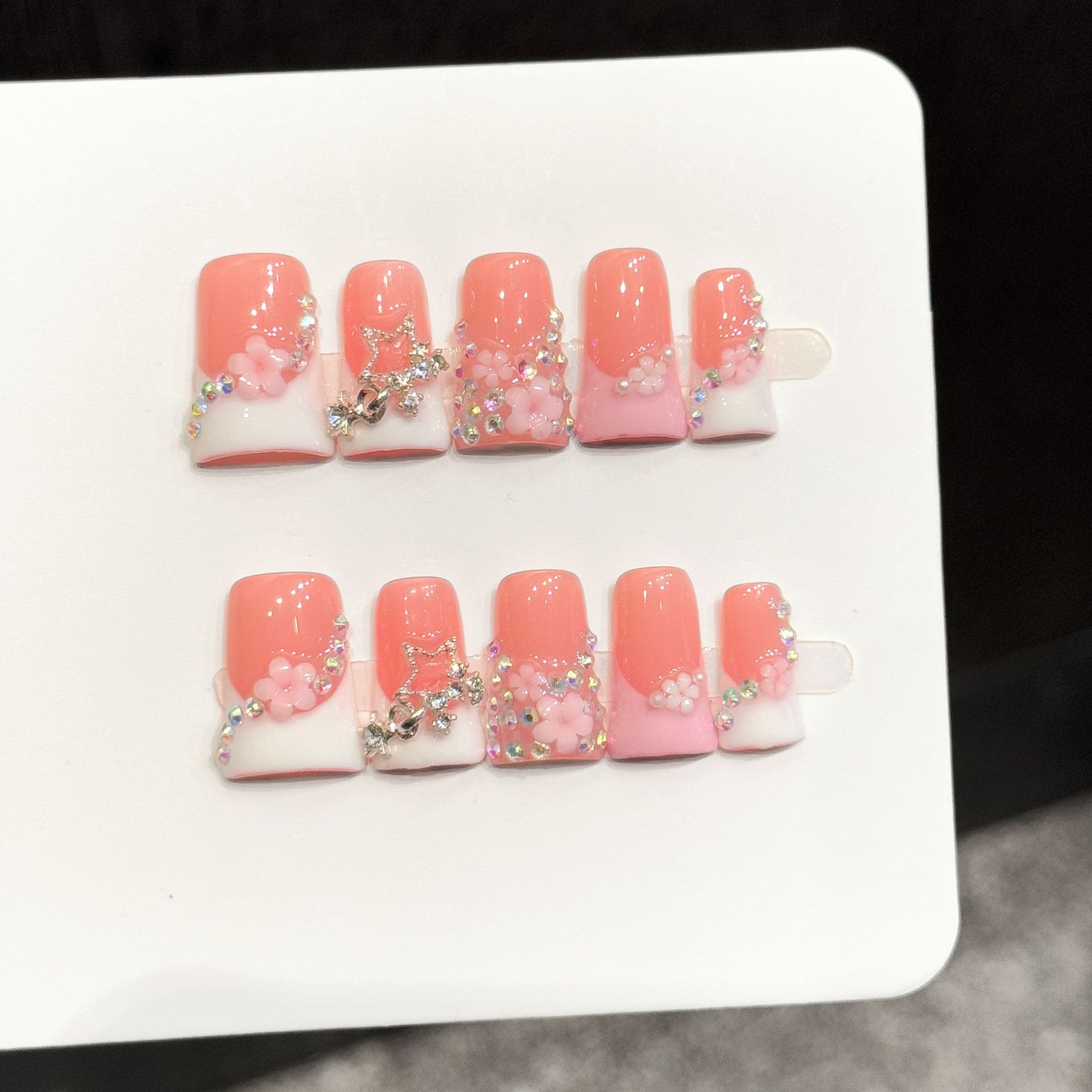 10pcs Pure Hand Pressed Duck N - Nail Art Emerald ulasan dan harga