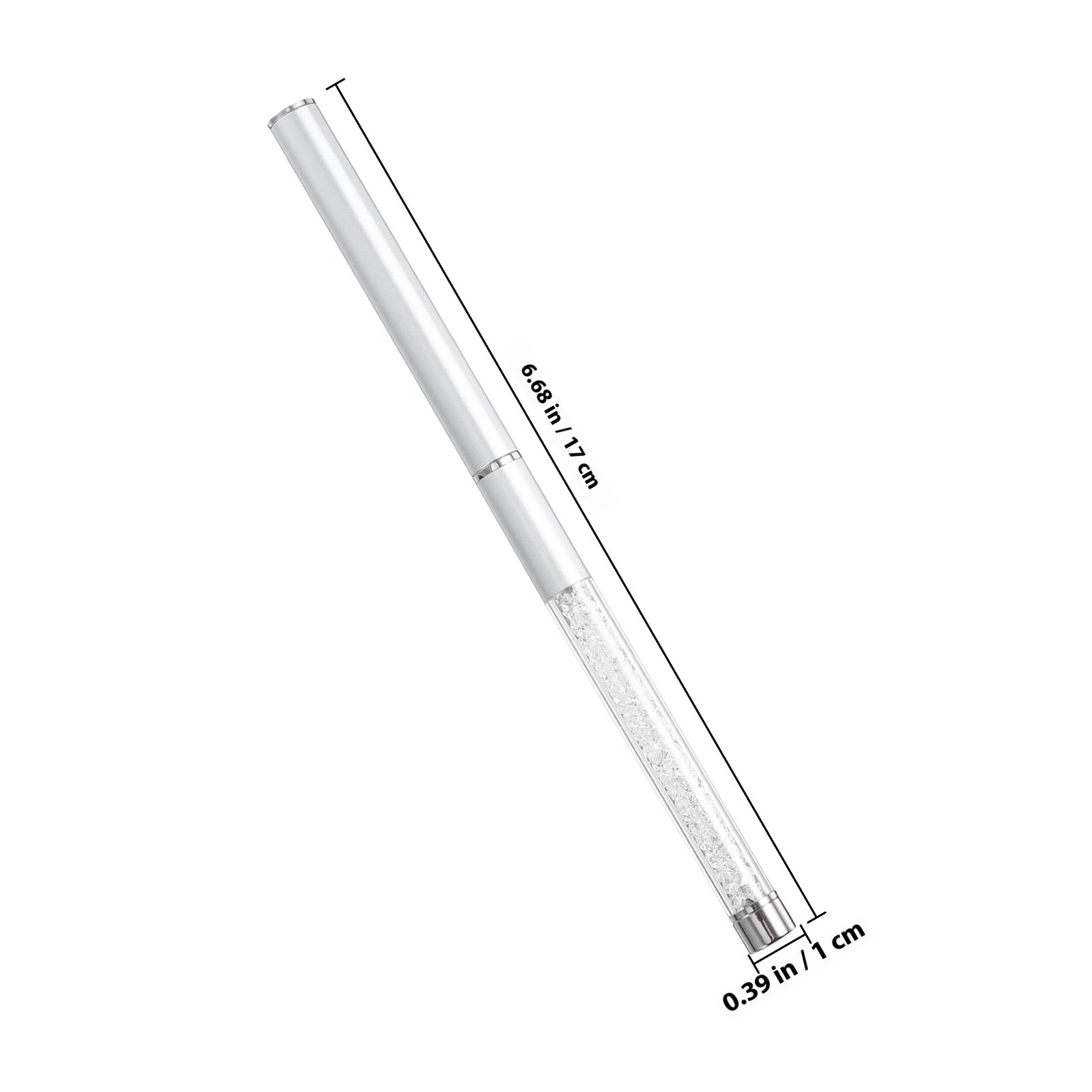 Pen Nail Art Brush with Crysta - Nail Art Natural ulasan dan harga
