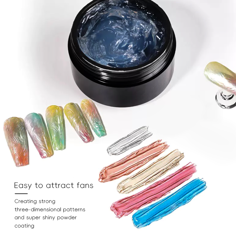5ml 3D Clear Nail Gel Mirror P - Nail Art Emerald ulasan dan harga