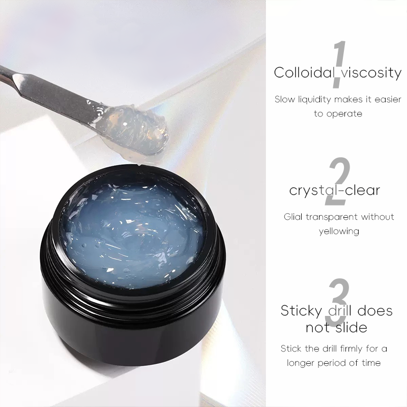 5ml 3D Clear Nail Gel Mirror P - Nail Art Emerald ulasan dan harga