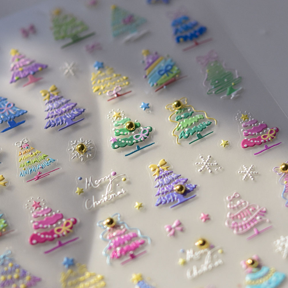 Christmas Nail Art Stickers De - Nail Art Xmas Design ulasan dan harga