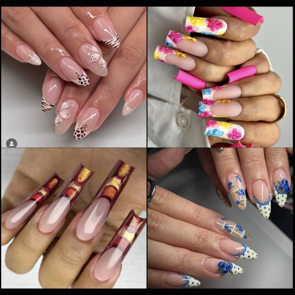 140PCS 14 Sizes French Nail Du - Nail Art Extension ulasan dan harga